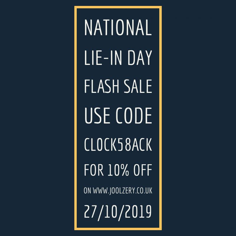 2019 National Lie in Flash Sale Voucher code
